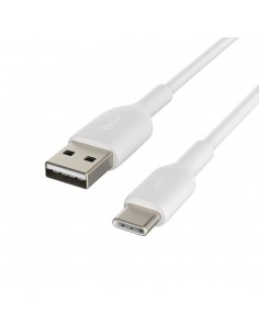 Belkin CAB001BT0MWH cable USB 0,15 m USB A USB C Blanco