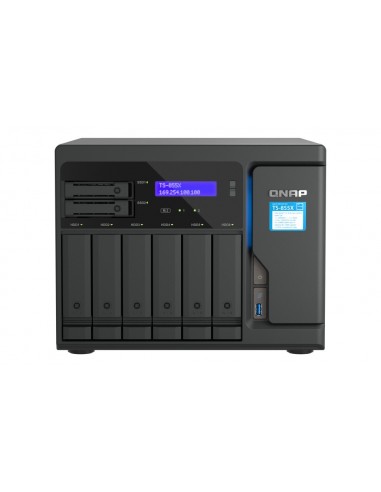 QNAP TS-855X SAN Torre Ethernet Negro C5125