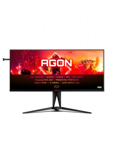 AOC AGON 5 AG405UXC pantalla para PC 100,3 cm (39.5") 3440 x 1440 Pixeles Wide Quad HD LCD Negro