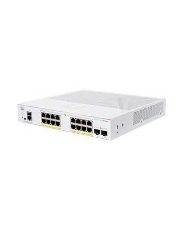 Cisco CBS350-16P-2G-EU switch Gestionado L2 L3 Gigabit Ethernet (10 100 1000) Plata