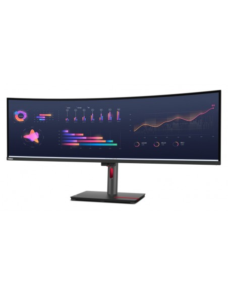 Lenovo ThinkVision P49w-30 LED display 124,5 cm (49") 5120 x 1440 Pixeles DQHD Negro