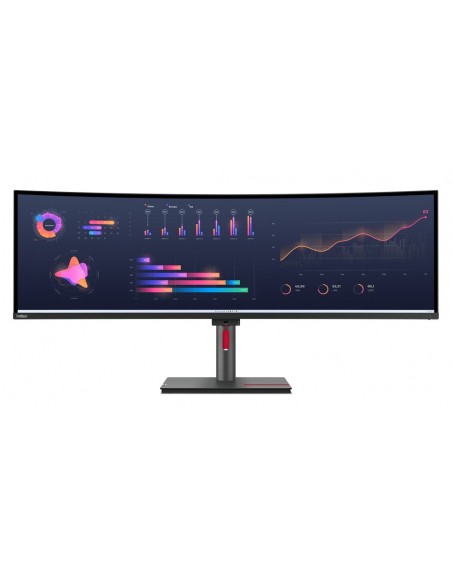 Lenovo ThinkVision P49w-30 LED display 124,5 cm (49") 5120 x 1440 Pixeles DQHD Negro