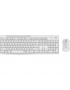 Logitech MK295 Silent Wireless Combo teclado Ratón incluido USB QWERTY Italiano Blanco