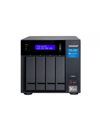 QNAP TVS-472XT NAS Torre Ethernet Negro