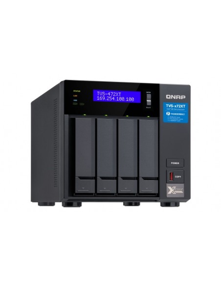 QNAP TVS-472XT NAS Torre Ethernet Negro