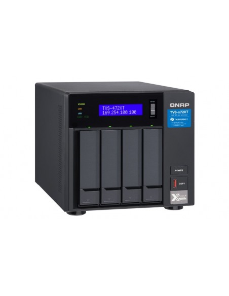 QNAP TVS-472XT NAS Torre Ethernet Negro