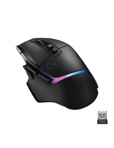 Logitech G G502 X Plus ratón mano derecha RF inalámbrico Óptico 25600 DPI