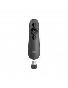 Logitech R500 apuntador inalámbricos Bluetooth RF Grafito