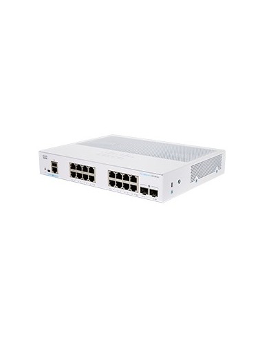 Cisco CBS350-16T-E-2G-EU switch Gestionado L2 L3 Gigabit Ethernet (10 100 1000) Plata