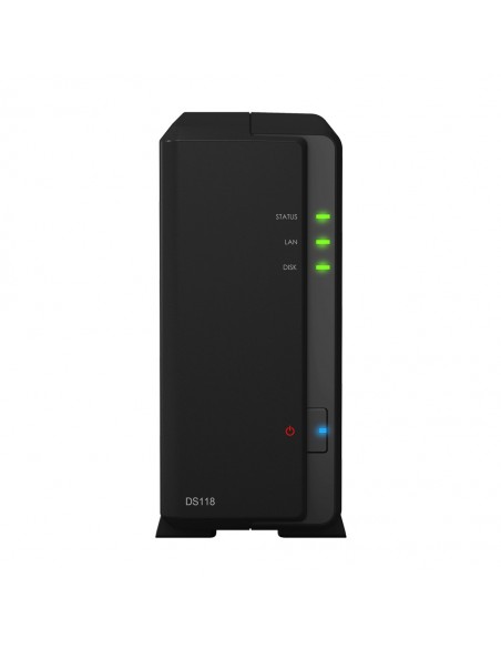 Synology DiskStation DS118 servidor de almacenamiento NAS Compacto Ethernet Negro RTD1296