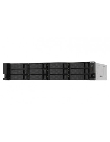 QNAP TS-1273AU-RP-8G servidor de almacenamiento NAS Bastidor (2U) Ethernet Aluminio, Negro V1500B