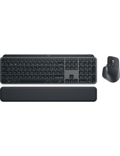 Logitech MX Keys S Combo teclado Ratón incluido RF Wireless + Bluetooth Portugués Grafito