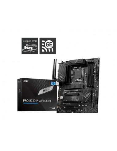 MSI PRO B760-P WIFI DDR4 placa base LGA 1700 micro ATX