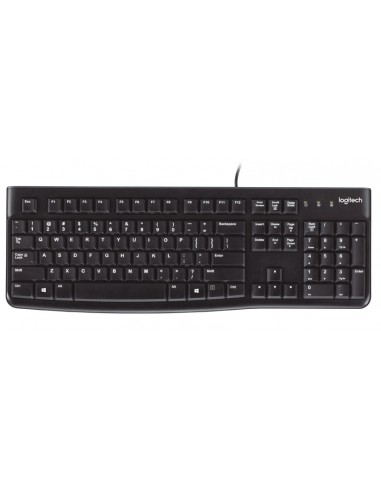 Logitech Keyboard K120 for Business teclado USB QWERTY Español Negro