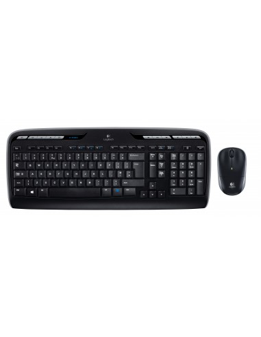 Logitech Wireless Combo MK330 teclado Ratón incluido USB QWERTY Internacional de EE.UU. Negro