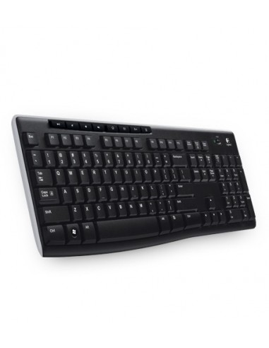 Logitech Wireless Keyboard K270 teclado RF inalámbrico QWERTY Inglés Negro