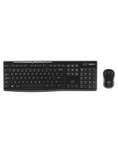 Logitech Wireless Combo MK270 teclado Ratón incluido USB AZERTY Francés Negro