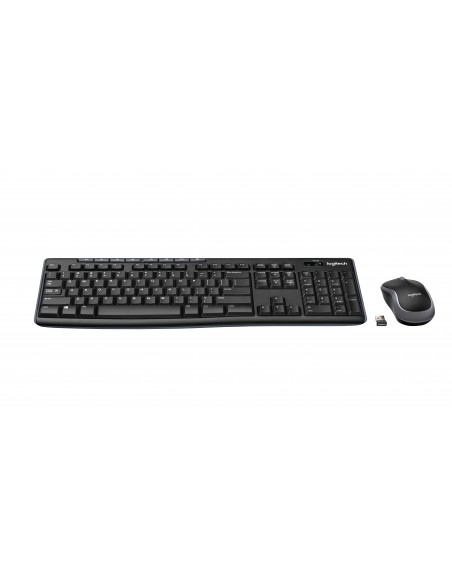 Logitech Wireless Combo MK270 teclado Ratón incluido USB AZERTY Francés Negro