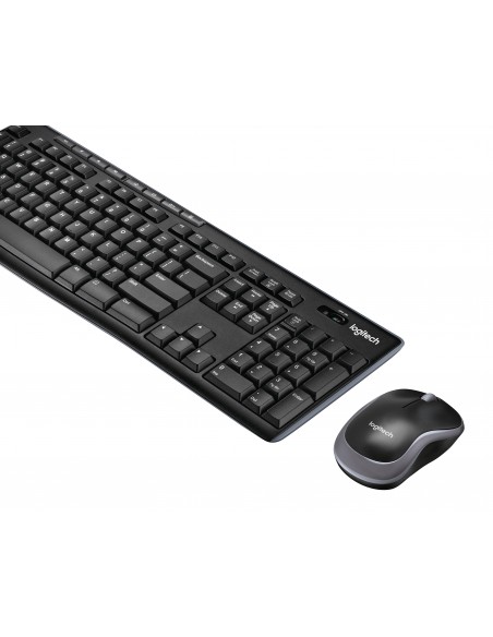 Logitech Wireless Combo MK270 teclado Ratón incluido USB QWERTY Español Negro