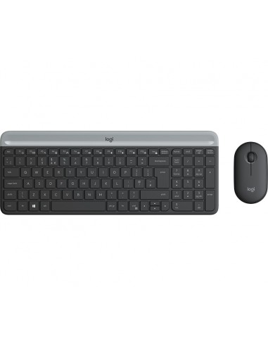 Logitech MK470 teclado Ratón incluido RF inalámbrico QWERTY Español Grafito