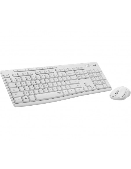 Logitech MK295 Silent Wireless Combo teclado Ratón incluido USB QWERTY Español Blanco