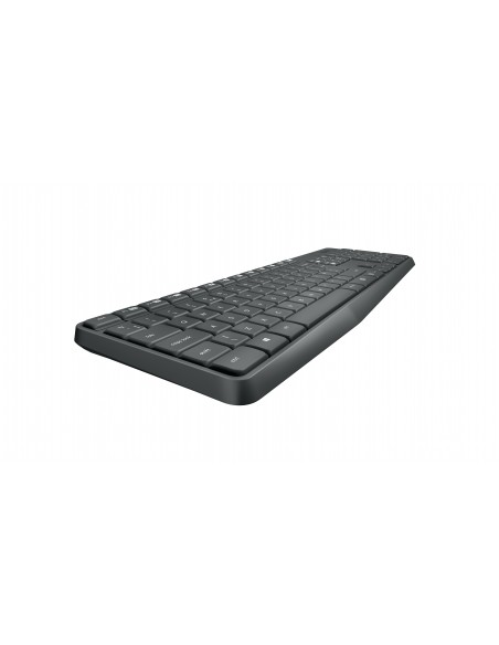 Logitech MK235 teclado Ratón incluido USB AZERTY Francés Gris