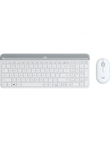 Logitech MK470 teclado Ratón incluido RF inalámbrico Español Blanco