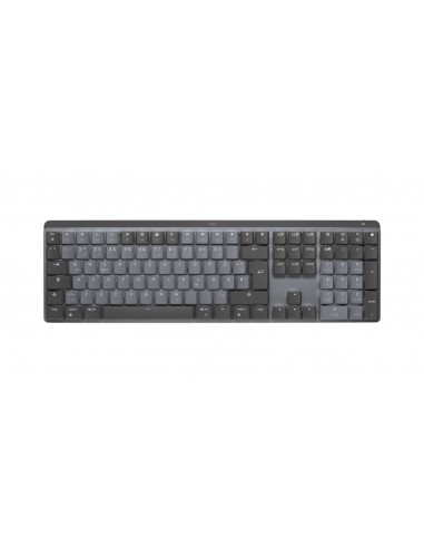 Logitech MX Mechanical teclado RF Wireless + Bluetooth QWERTZ Alemán Grafito, Gris