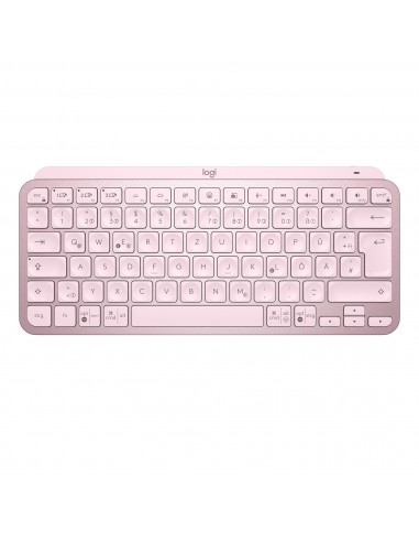 Logitech MX Keys Mini teclado RF Wireless + Bluetooth QWERTY Inglés Rosa