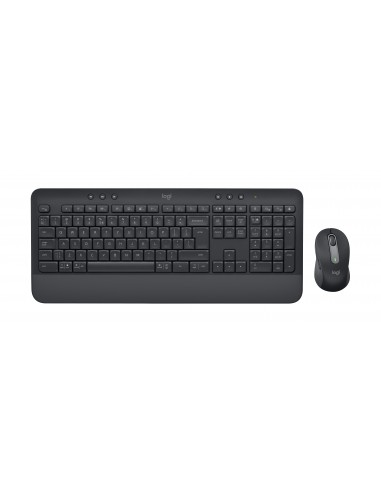 Logitech Signature MK650 Combo For Business teclado Ratón incluido Bluetooth QWERTY Inglés internacional Grafito