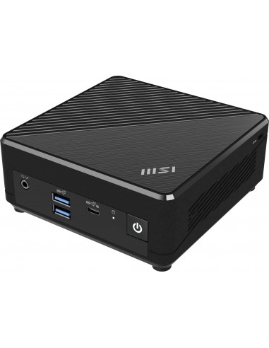 MSI Cubi N ADL-009BEU 0,69 l tamaño PC Negro N100