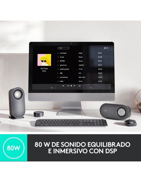 Logitech Z407 conjunto de altavoces 40 W Universal Grafito 2.1 canales 10 W Bluetooth