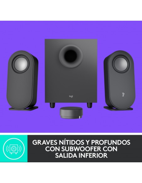 Logitech Z407 conjunto de altavoces 40 W Universal Grafito 2.1 canales 10 W Bluetooth