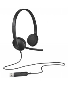 Logitech H340 Auriculares Alámbrico Diadema Oficina Centro de llamadas USB tipo A Negro