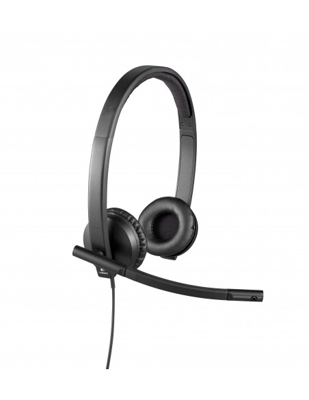 Logitech H570e Auriculares Alámbrico Diadema Oficina Centro de llamadas USB tipo A Negro