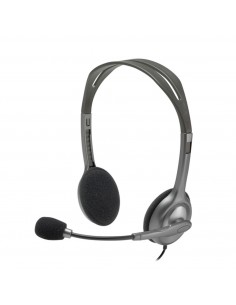 Logitech H111 Auriculares Alámbrico Diadema Oficina Centro de llamadas Gris