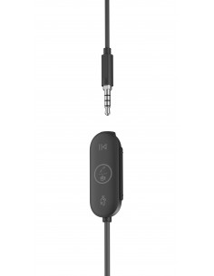 Logitech Zone Auriculares Alámbrico Dentro de oído Oficina Centro de llamadas USB Tipo C Grafito