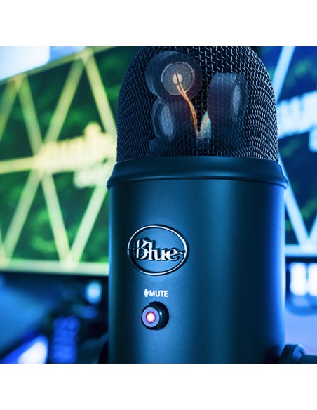 Blue Microphones Yeti Negro Micrófono de superficie para mesa