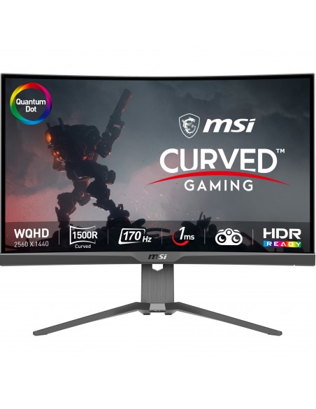 MSI MAG 275CQRF QD pantalla para PC 68,6 cm (27") 2560 x 1440 Pixeles Wide Quad HD Negro