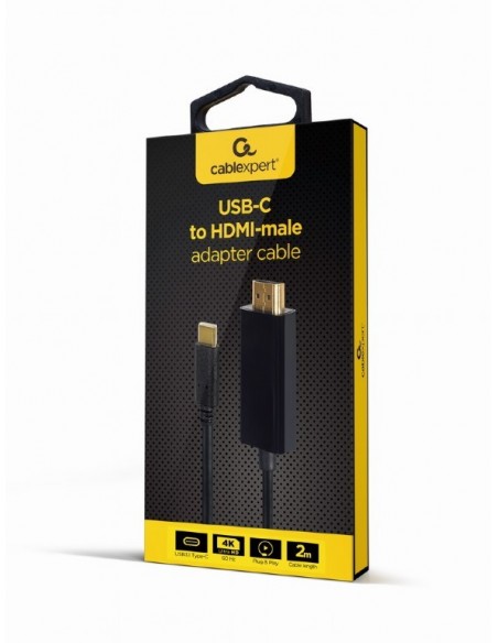 Gembird A-CM-HDMIM-02 cable HDMI 2 m HDMI Type C (Mini) Negro