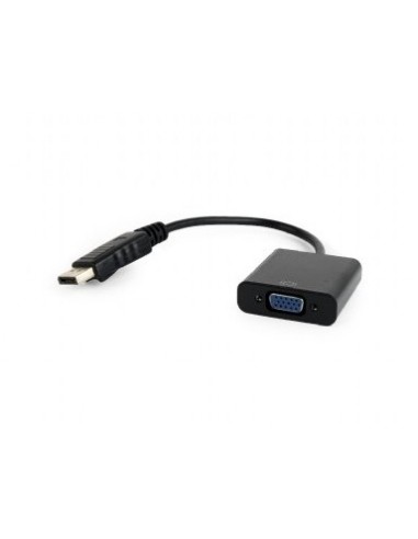 Gembird A-DPM-VGAF-02 adaptador de cable de vídeo 0,15 m VGA (D-Sub) DisplayPort Negro