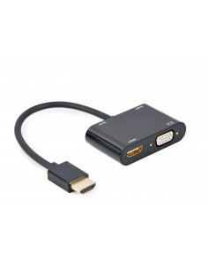 Gembird A-HDMIM-HDMIFVGAF-01 tarjeta y adaptador de interfaz HDMI, VGA