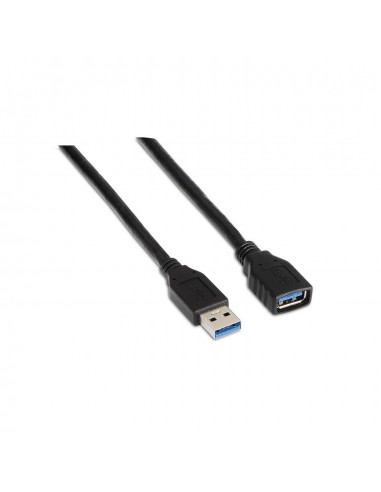 AISENS A105-0042 cable USB 2 m USB 3.2 Gen 1 (3.1 Gen 1) USB A Negro