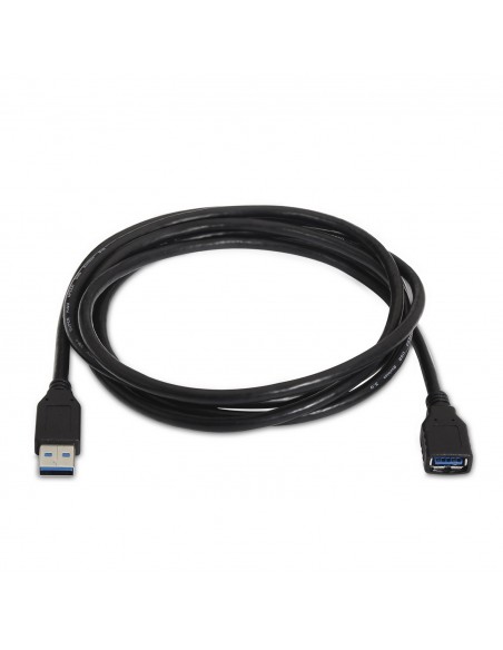 AISENS A105-0041 cable USB 1 m USB 3.2 Gen 1 (3.1 Gen 1) USB A Negro