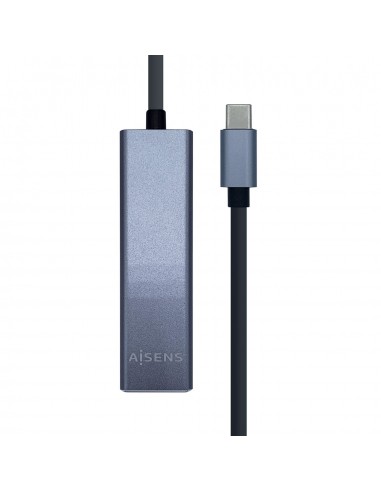 AISENS A109-0396 hub de interfaz USB 3.2 Gen 1 (3.1 Gen 1) Type-C Gris