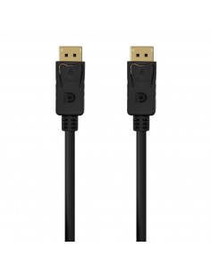 AISENS Cable DISPLAYPORT V1.2 4K@60Hz, DP M-DP M, Negro,1.5M