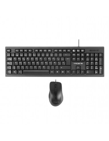 Tacens Anima ACP0ES teclado Ratón incluido USB QWERTY Español Negro