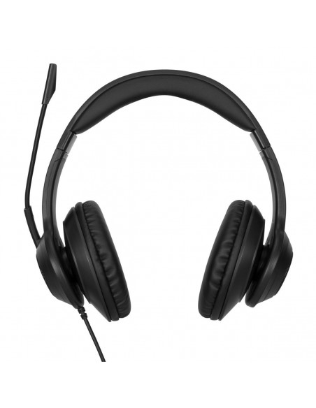 Targus AEH102GL auricular y casco Auriculares Alámbrico Diadema Llamadas Música USB tipo A Negro