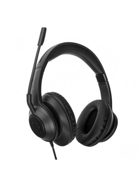 Targus AEH102GL auricular y casco Auriculares Alámbrico Diadema Llamadas Música USB tipo A Negro