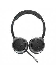 Targus AEH104GL auricular y casco Auriculares Inalámbrico y alámbrico Diadema Llamadas Música USB Tipo C Bluetooth Negro